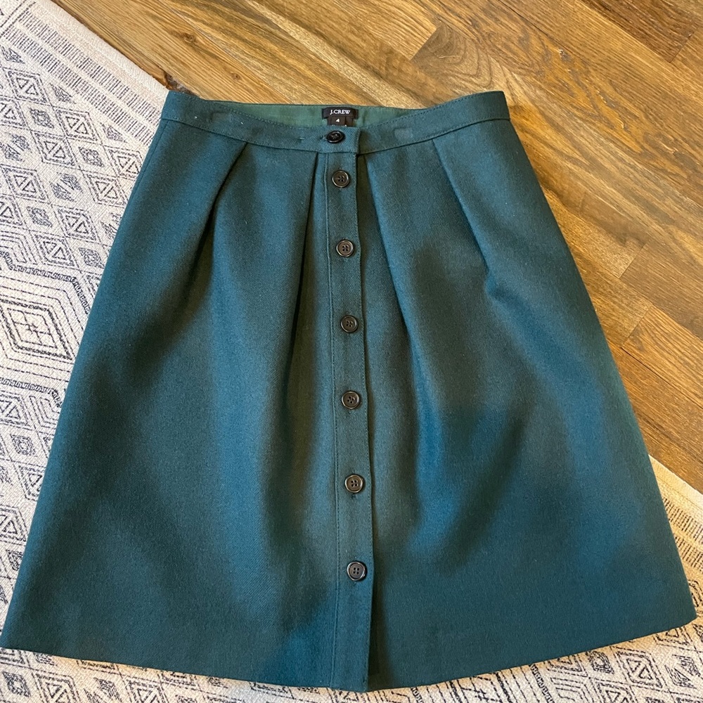 J Crew wool skirt